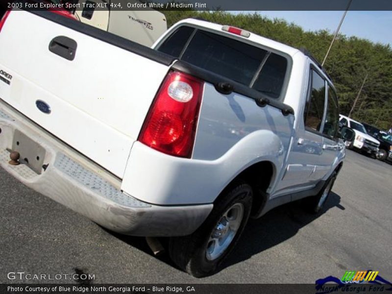 Oxford White / Medium Flint 2003 Ford Explorer Sport Trac XLT 4x4