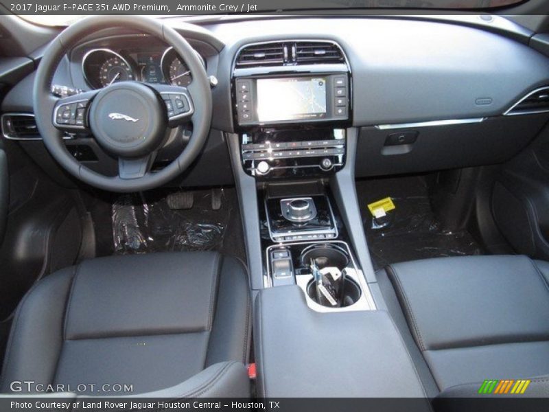 Ammonite Grey / Jet 2017 Jaguar F-PACE 35t AWD Premium