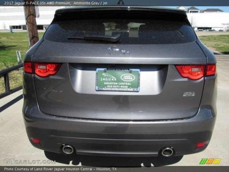 Ammonite Grey / Jet 2017 Jaguar F-PACE 35t AWD Premium