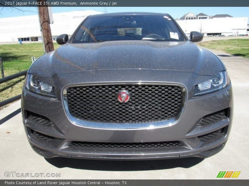 Ammonite Grey / Jet 2017 Jaguar F-PACE 35t AWD Premium