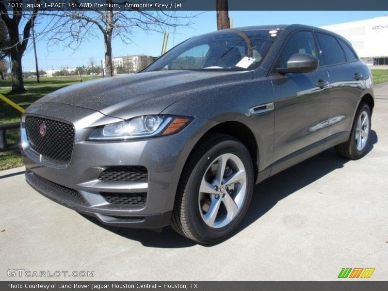 Ammonite Grey / Jet 2017 Jaguar F-PACE 35t AWD Premium