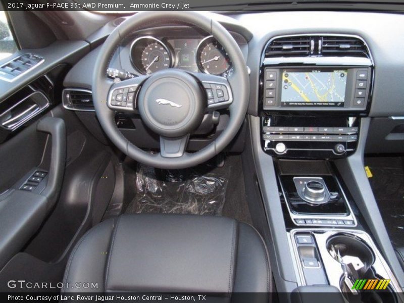 Ammonite Grey / Jet 2017 Jaguar F-PACE 35t AWD Premium