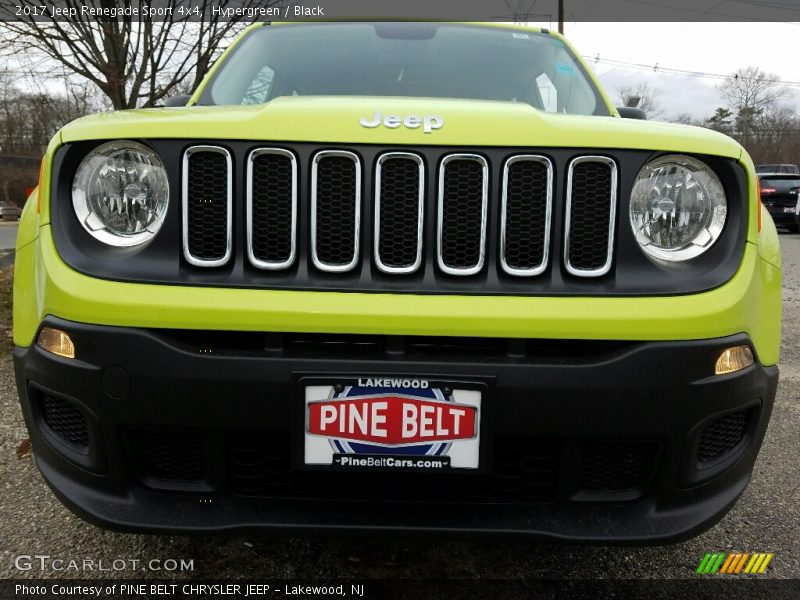 Hypergreen / Black 2017 Jeep Renegade Sport 4x4