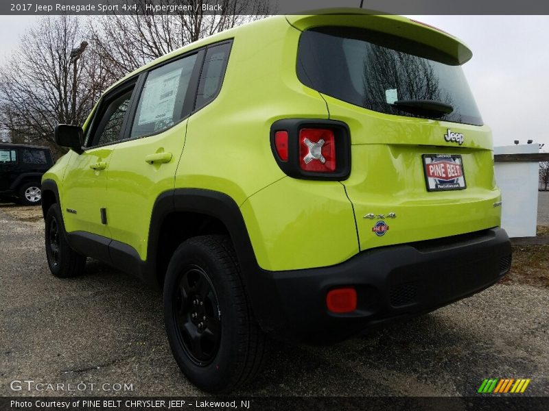 Hypergreen / Black 2017 Jeep Renegade Sport 4x4