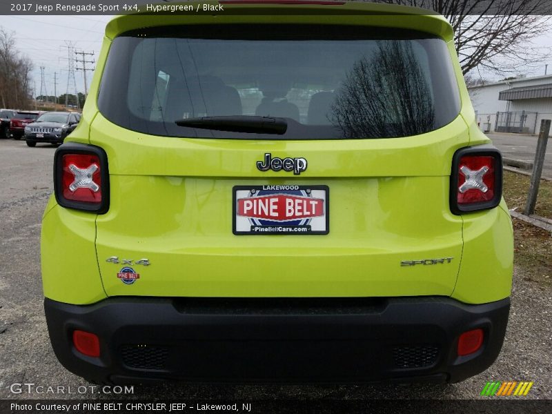 Hypergreen / Black 2017 Jeep Renegade Sport 4x4