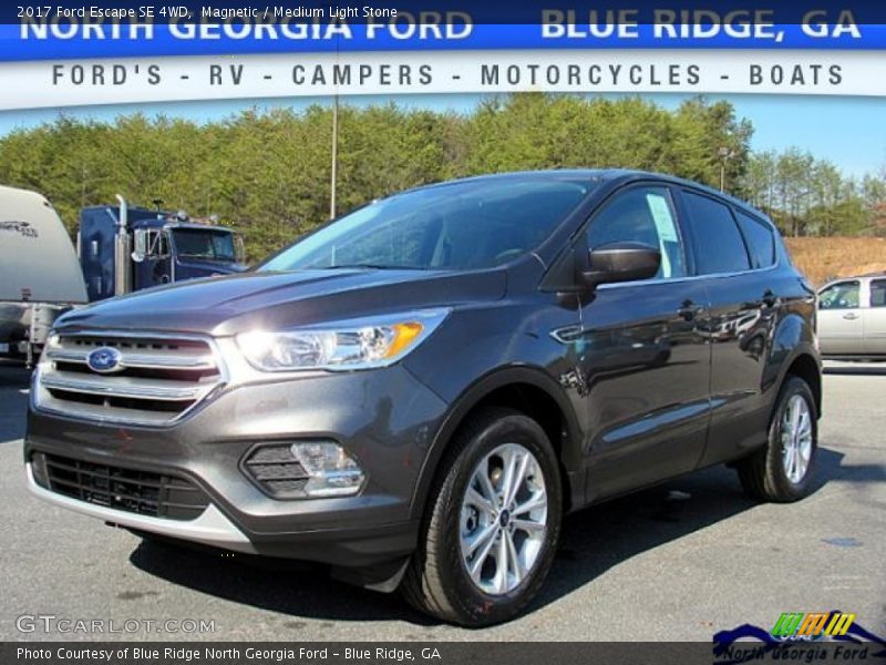Magnetic / Medium Light Stone 2017 Ford Escape SE 4WD