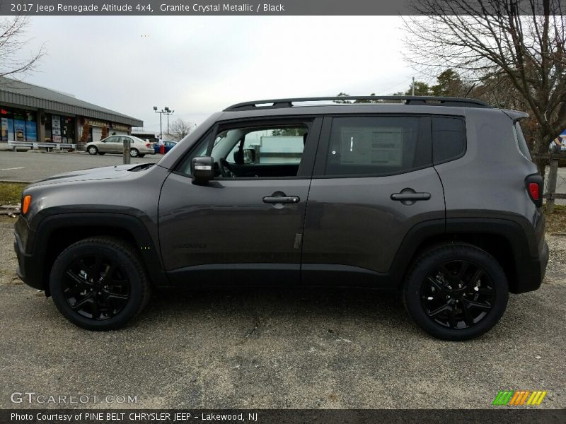 Granite Crystal Metallic / Black 2017 Jeep Renegade Altitude 4x4