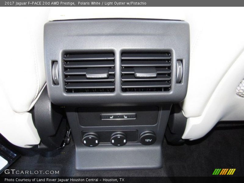 Polaris White / Light Oyster w/Pistachio 2017 Jaguar F-PACE 20d AWD Prestige