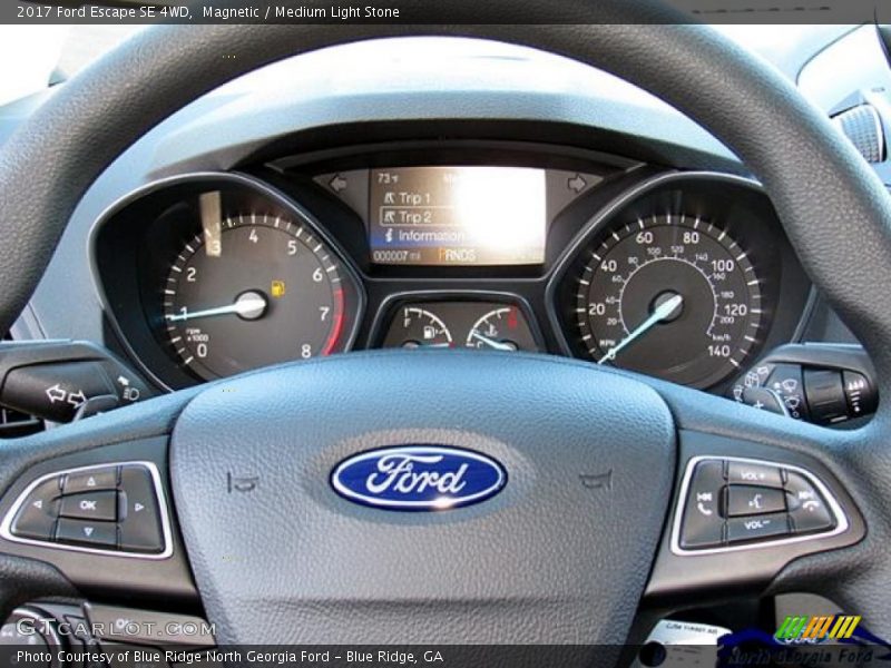 Magnetic / Medium Light Stone 2017 Ford Escape SE 4WD