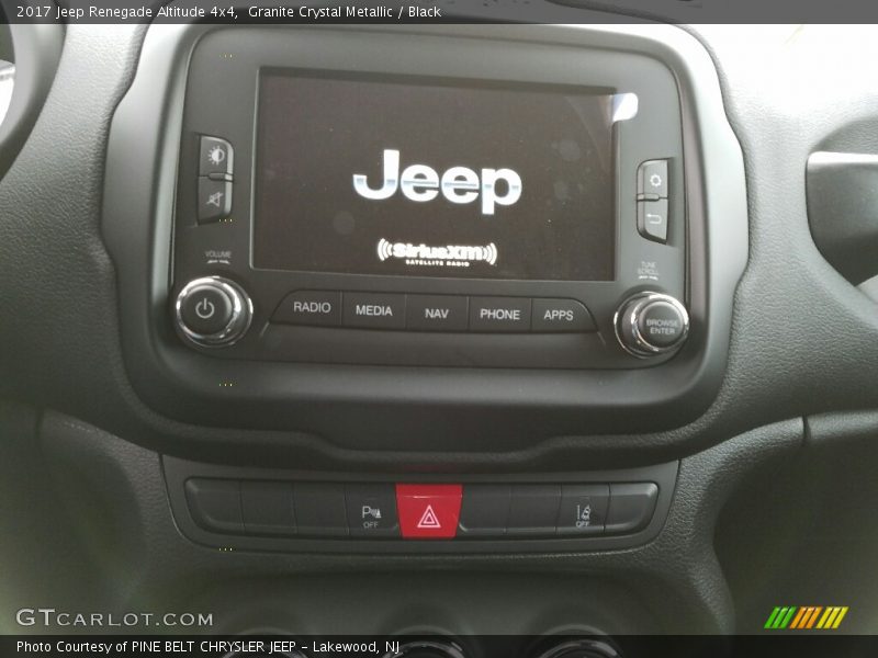 Granite Crystal Metallic / Black 2017 Jeep Renegade Altitude 4x4