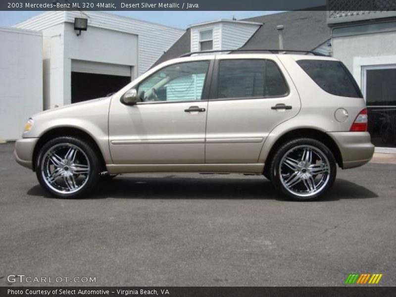 Desert Silver Metallic / Java 2003 Mercedes-Benz ML 320 4Matic
