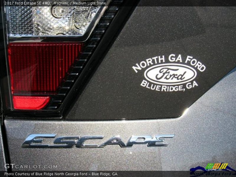 Magnetic / Medium Light Stone 2017 Ford Escape SE 4WD