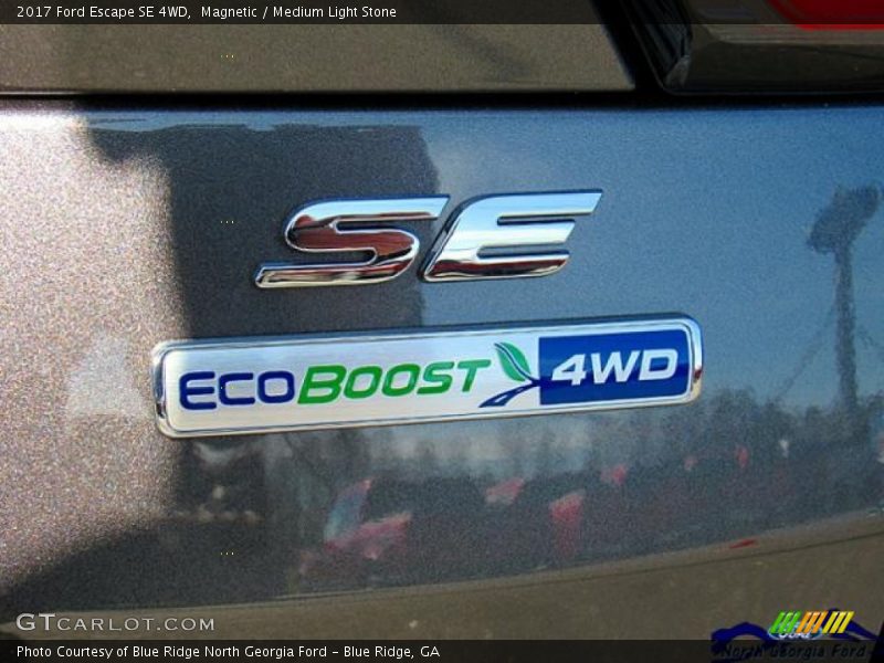 Magnetic / Medium Light Stone 2017 Ford Escape SE 4WD