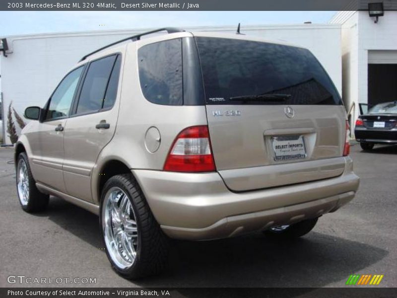 Desert Silver Metallic / Java 2003 Mercedes-Benz ML 320 4Matic