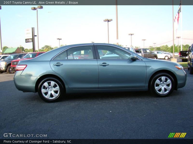 Aloe Green Metallic / Bisque 2007 Toyota Camry LE