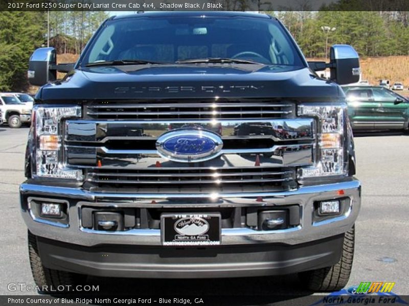 Shadow Black / Black 2017 Ford F250 Super Duty Lariat Crew Cab 4x4