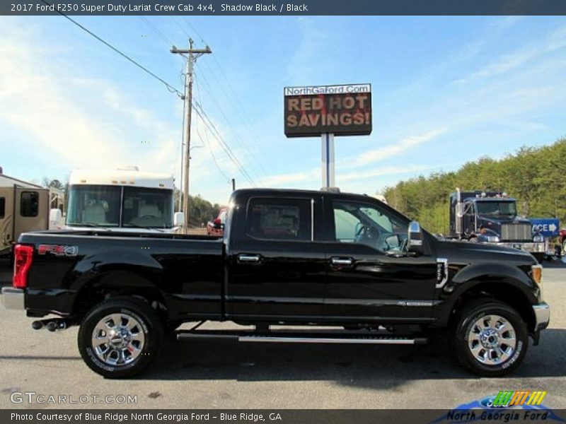 Shadow Black / Black 2017 Ford F250 Super Duty Lariat Crew Cab 4x4