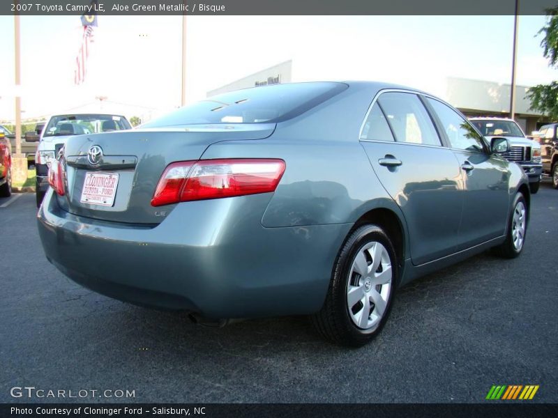 Aloe Green Metallic / Bisque 2007 Toyota Camry LE