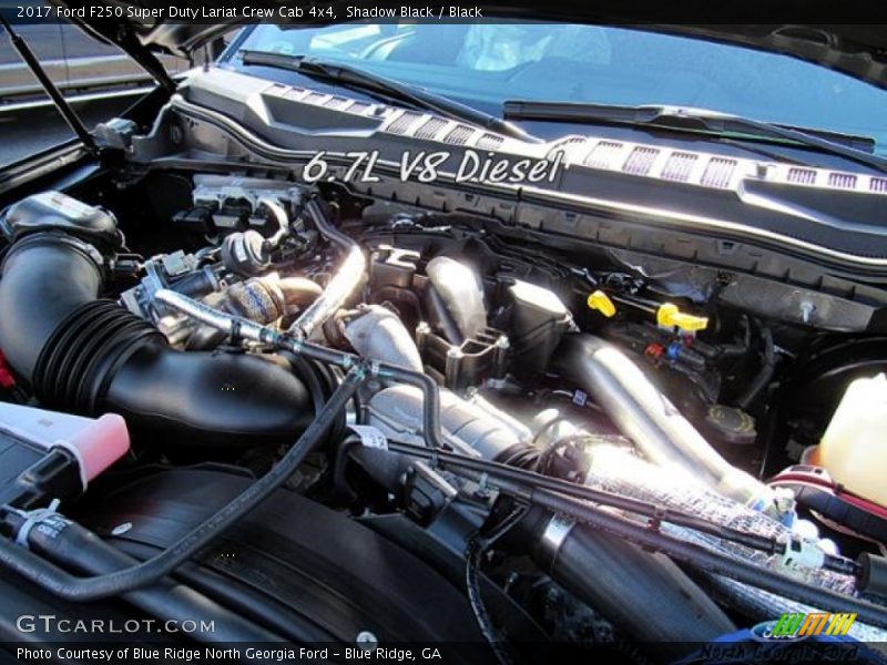 Shadow Black / Black 2017 Ford F250 Super Duty Lariat Crew Cab 4x4