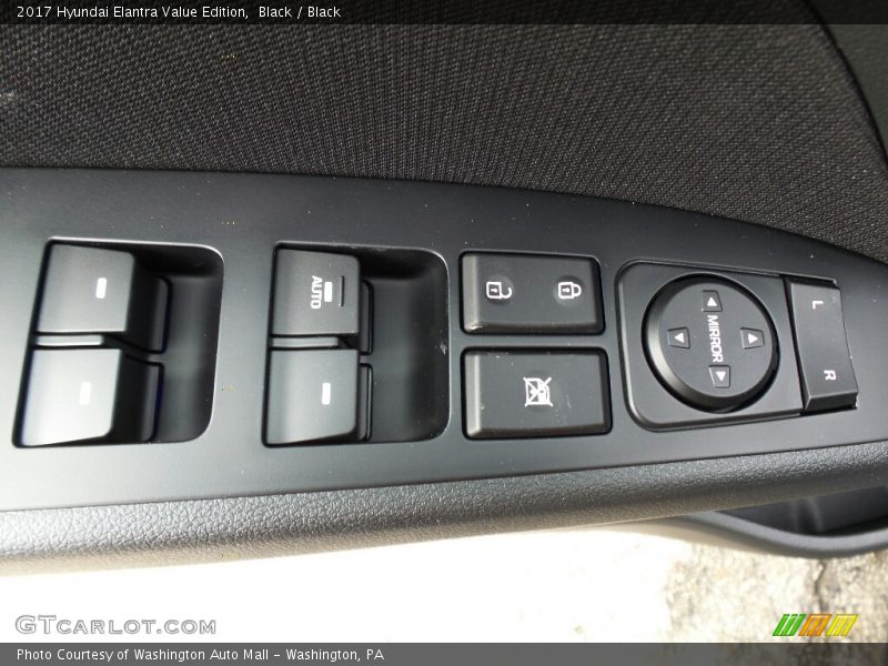 Black / Black 2017 Hyundai Elantra Value Edition