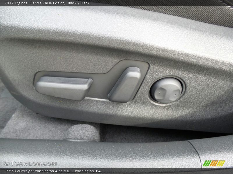 Black / Black 2017 Hyundai Elantra Value Edition