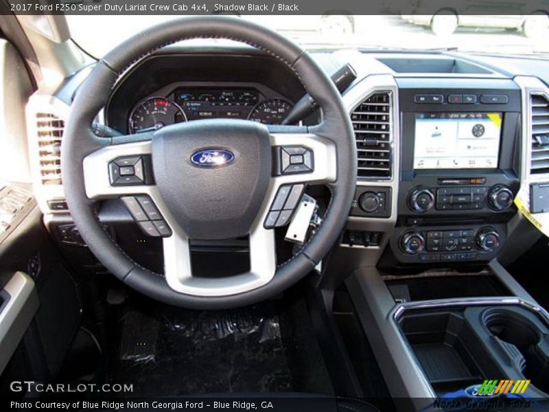Shadow Black / Black 2017 Ford F250 Super Duty Lariat Crew Cab 4x4