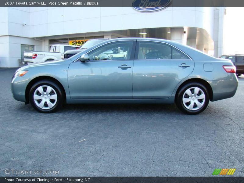 Aloe Green Metallic / Bisque 2007 Toyota Camry LE