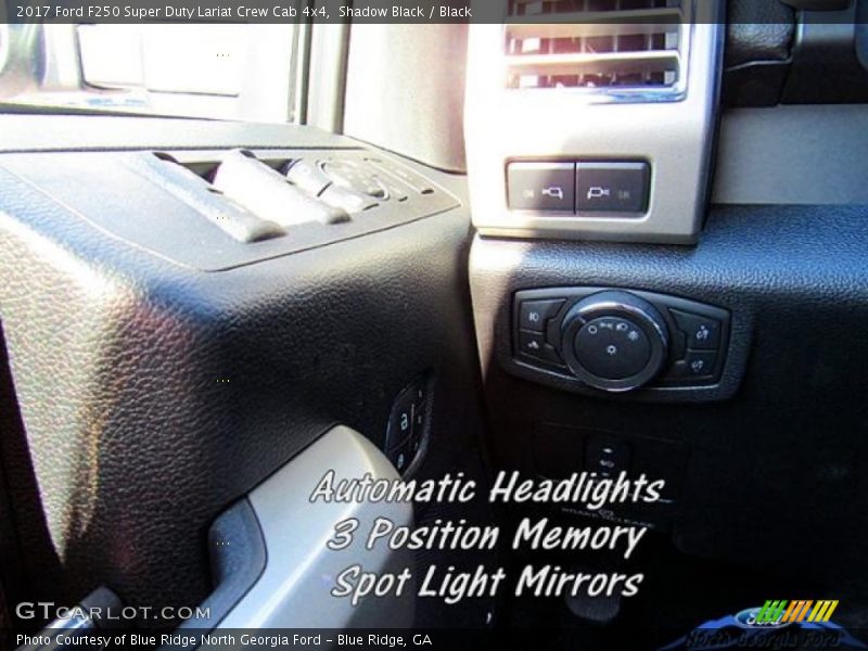 Shadow Black / Black 2017 Ford F250 Super Duty Lariat Crew Cab 4x4