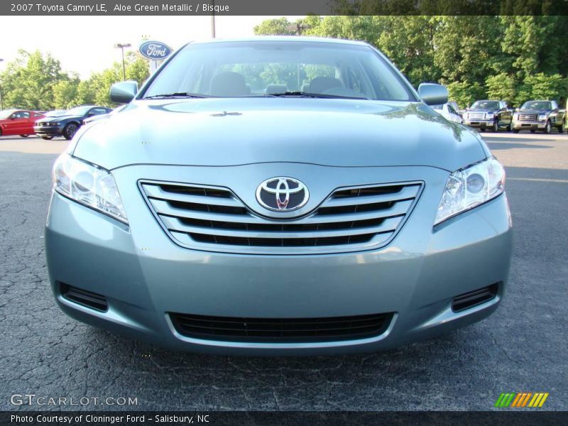 Aloe Green Metallic / Bisque 2007 Toyota Camry LE