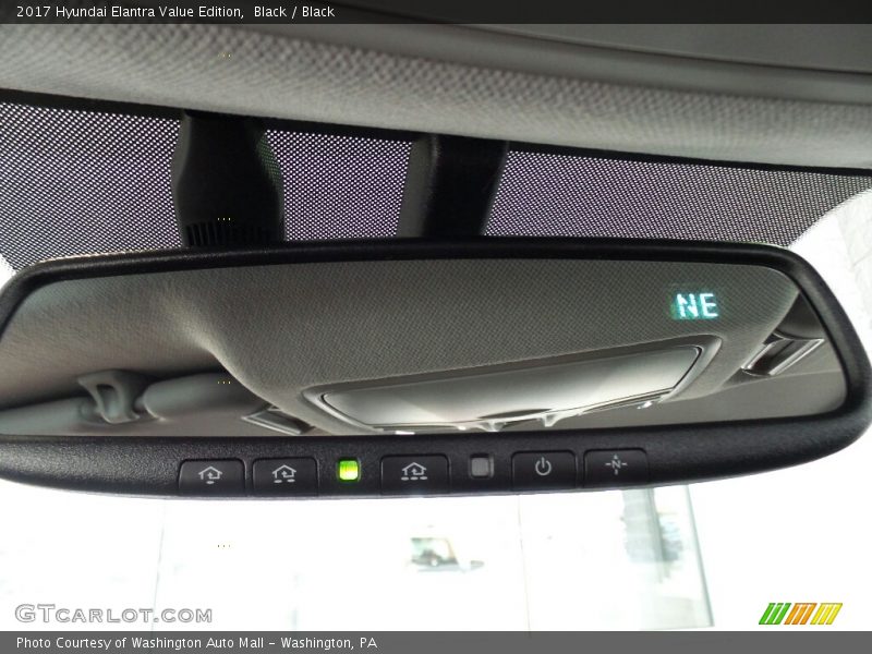 Black / Black 2017 Hyundai Elantra Value Edition