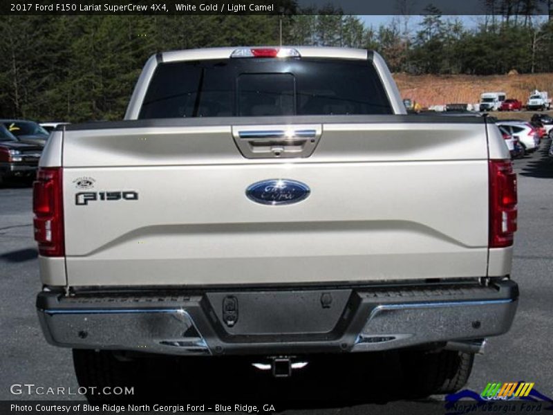 White Gold / Light Camel 2017 Ford F150 Lariat SuperCrew 4X4