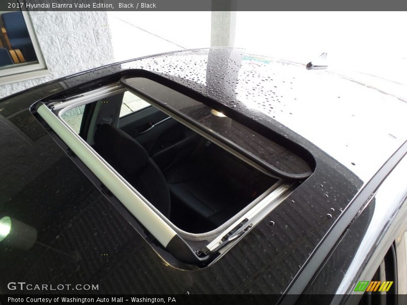 Black / Black 2017 Hyundai Elantra Value Edition