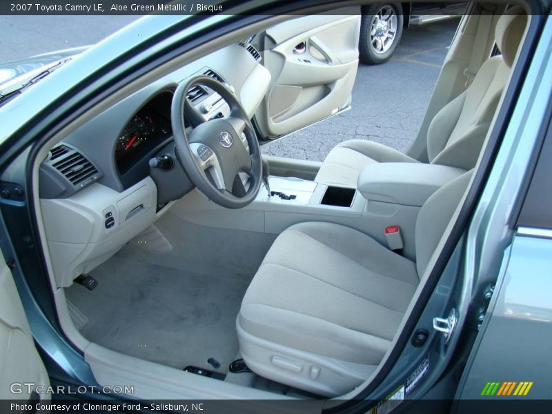 Aloe Green Metallic / Bisque 2007 Toyota Camry LE