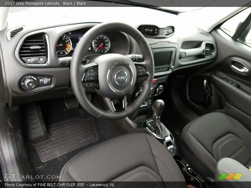 Black / Black 2017 Jeep Renegade Latitude