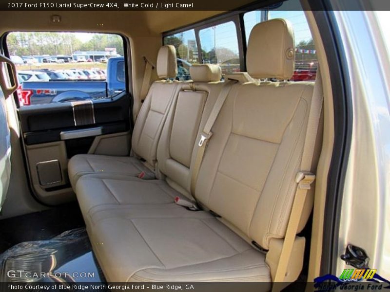 White Gold / Light Camel 2017 Ford F150 Lariat SuperCrew 4X4