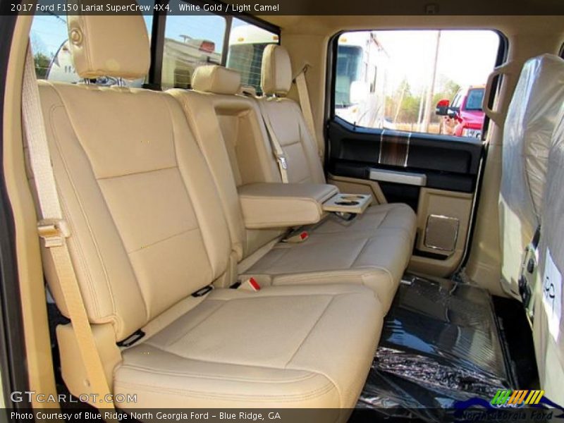 White Gold / Light Camel 2017 Ford F150 Lariat SuperCrew 4X4