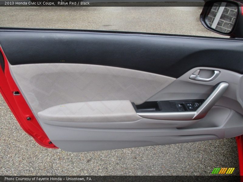 Rallye Red / Black 2013 Honda Civic LX Coupe
