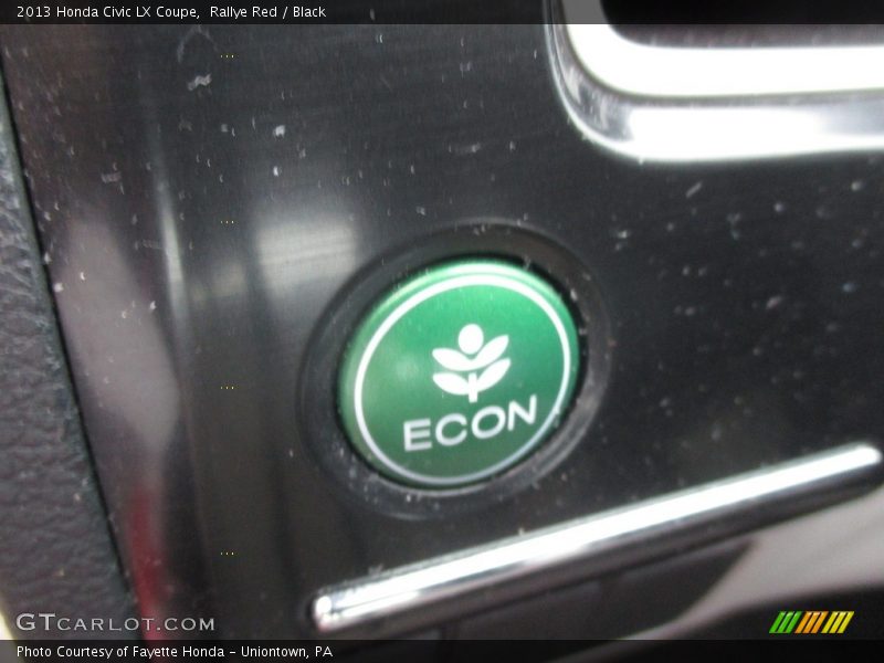 Rallye Red / Black 2013 Honda Civic LX Coupe