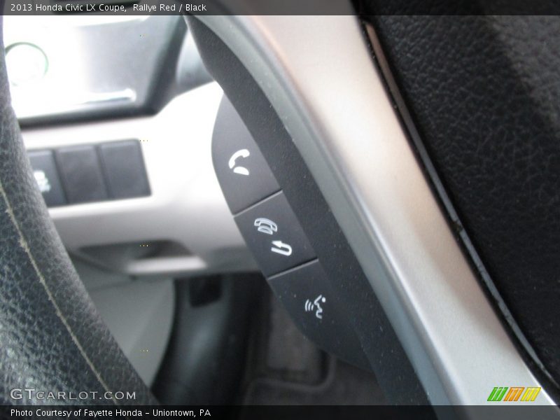 Rallye Red / Black 2013 Honda Civic LX Coupe