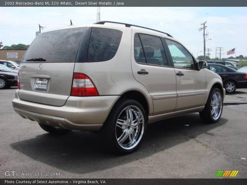 Desert Silver Metallic / Java 2003 Mercedes-Benz ML 320 4Matic