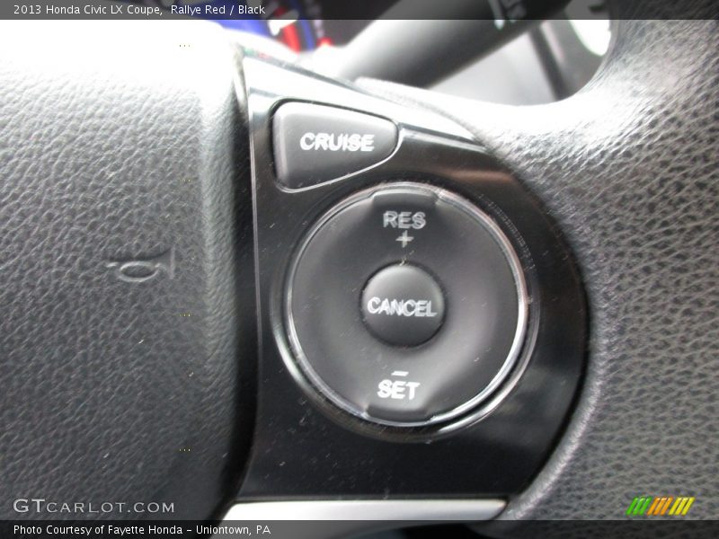 Rallye Red / Black 2013 Honda Civic LX Coupe