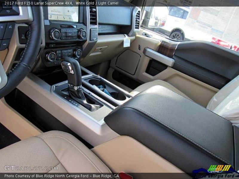 White Gold / Light Camel 2017 Ford F150 Lariat SuperCrew 4X4