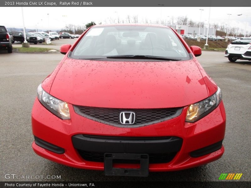 Rallye Red / Black 2013 Honda Civic LX Coupe