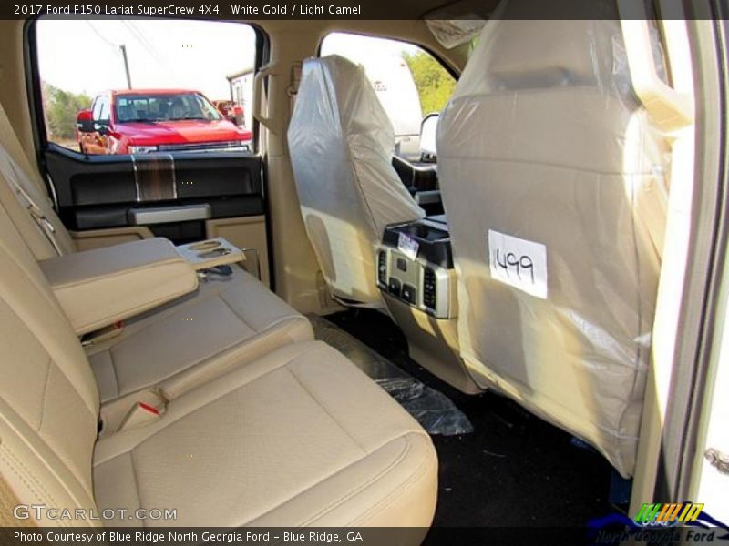 White Gold / Light Camel 2017 Ford F150 Lariat SuperCrew 4X4