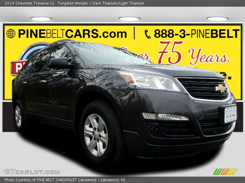 Tungsten Metallic / Dark Titanium/Light Titanium 2014 Chevrolet Traverse LS