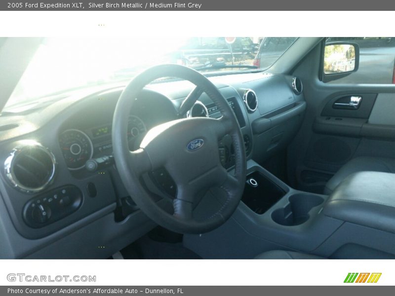Silver Birch Metallic / Medium Flint Grey 2005 Ford Expedition XLT