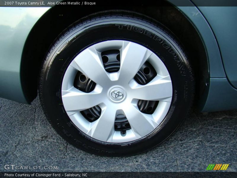Aloe Green Metallic / Bisque 2007 Toyota Camry LE