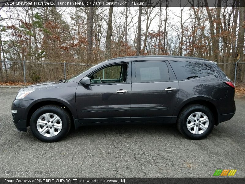 Tungsten Metallic / Dark Titanium/Light Titanium 2014 Chevrolet Traverse LS