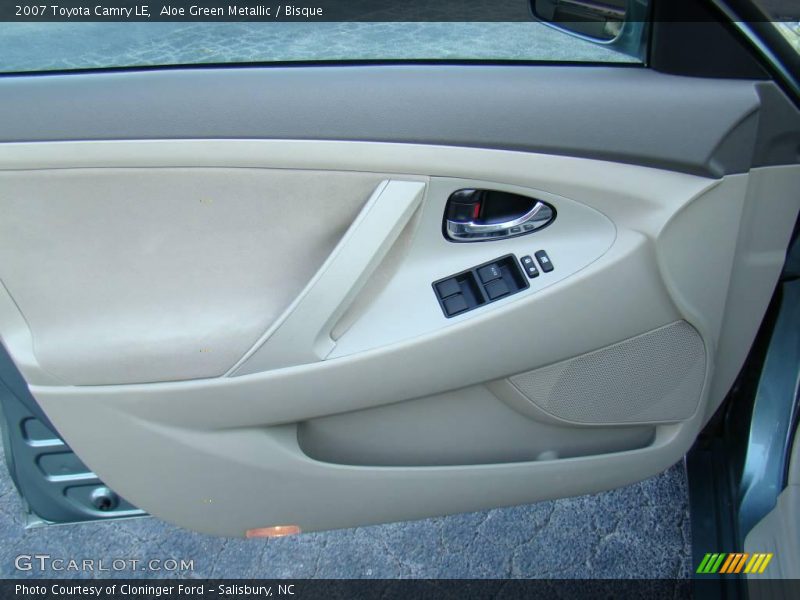 Aloe Green Metallic / Bisque 2007 Toyota Camry LE