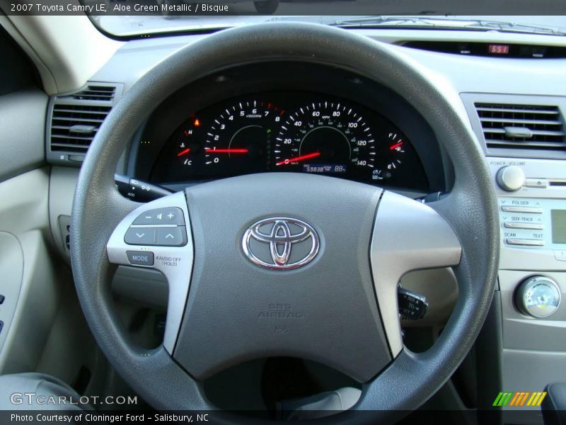 Aloe Green Metallic / Bisque 2007 Toyota Camry LE